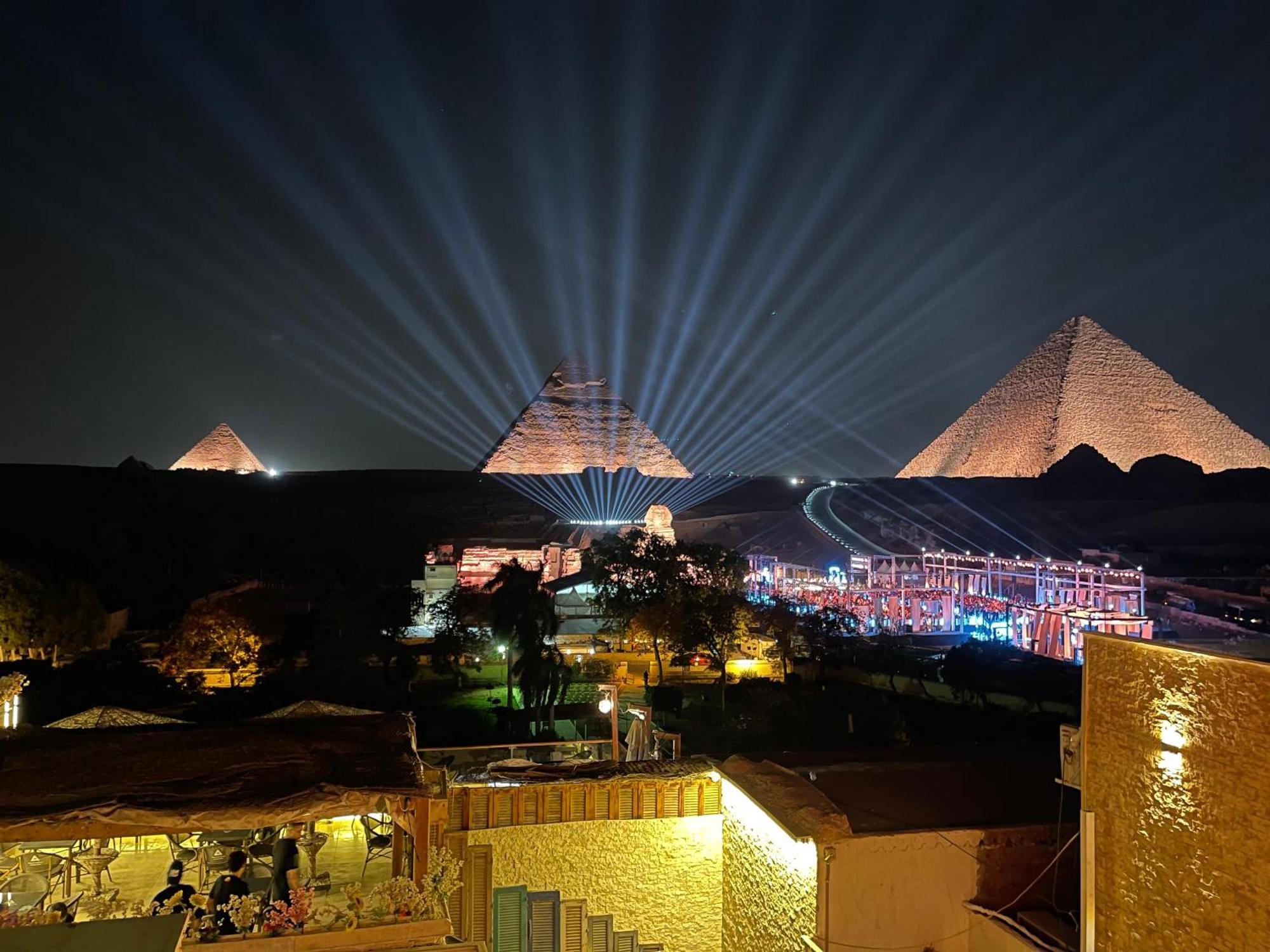 Basha Pyramids Inn Kafrat al Jabal Exterior foto