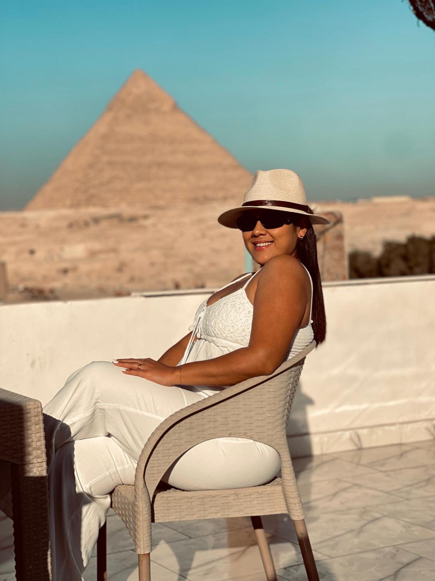 Basha Pyramids Inn Kafrat al Jabal Exterior foto